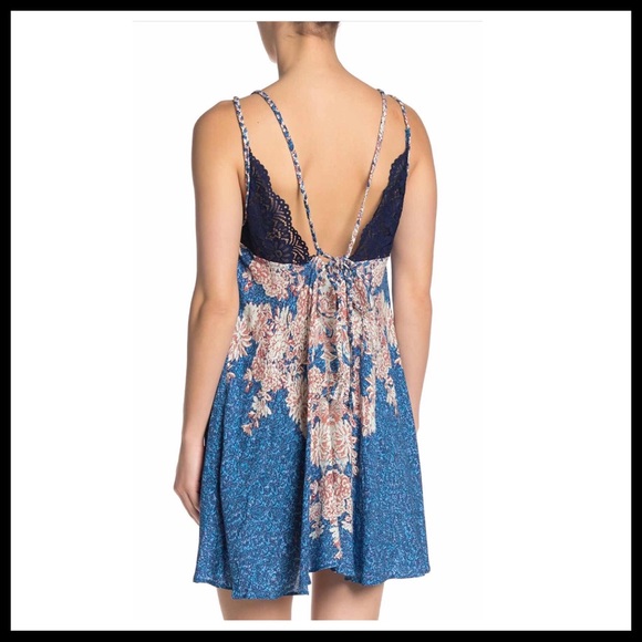 FREE PEOPLE BOHO FLOWY SLIP SUN TANK DRESS A3C - Picture 12 of 16